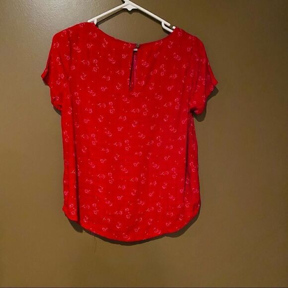 Copper Key Small Shortsleeved Top Button Back - Picture 5 of 10